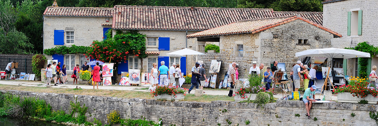 Festival de peinture de Magné au coeur du Marais poitevin