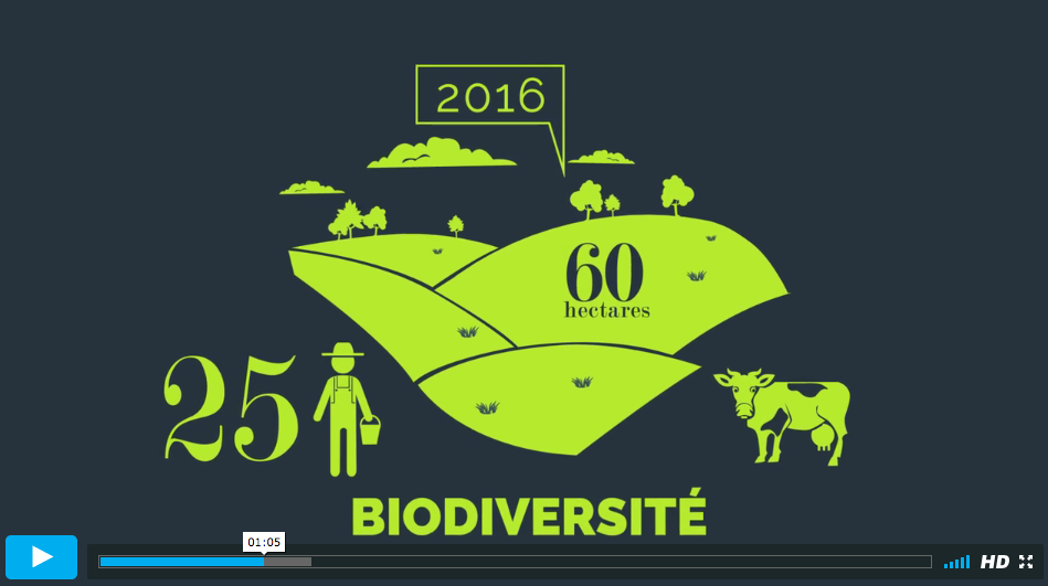 Capture d'écran extrait de la vidéo bilan actions 2016 du Parc naturel régional du Marais poitevin
