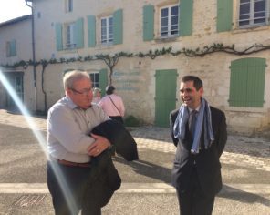 Avec Michel Simon, maire de Coulon