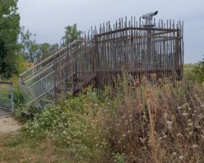 Plateforme d'observation à l'ouest du communal (2024) @ PNR Marais poitevin