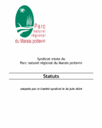 couverture Les statuts du Parc 2024