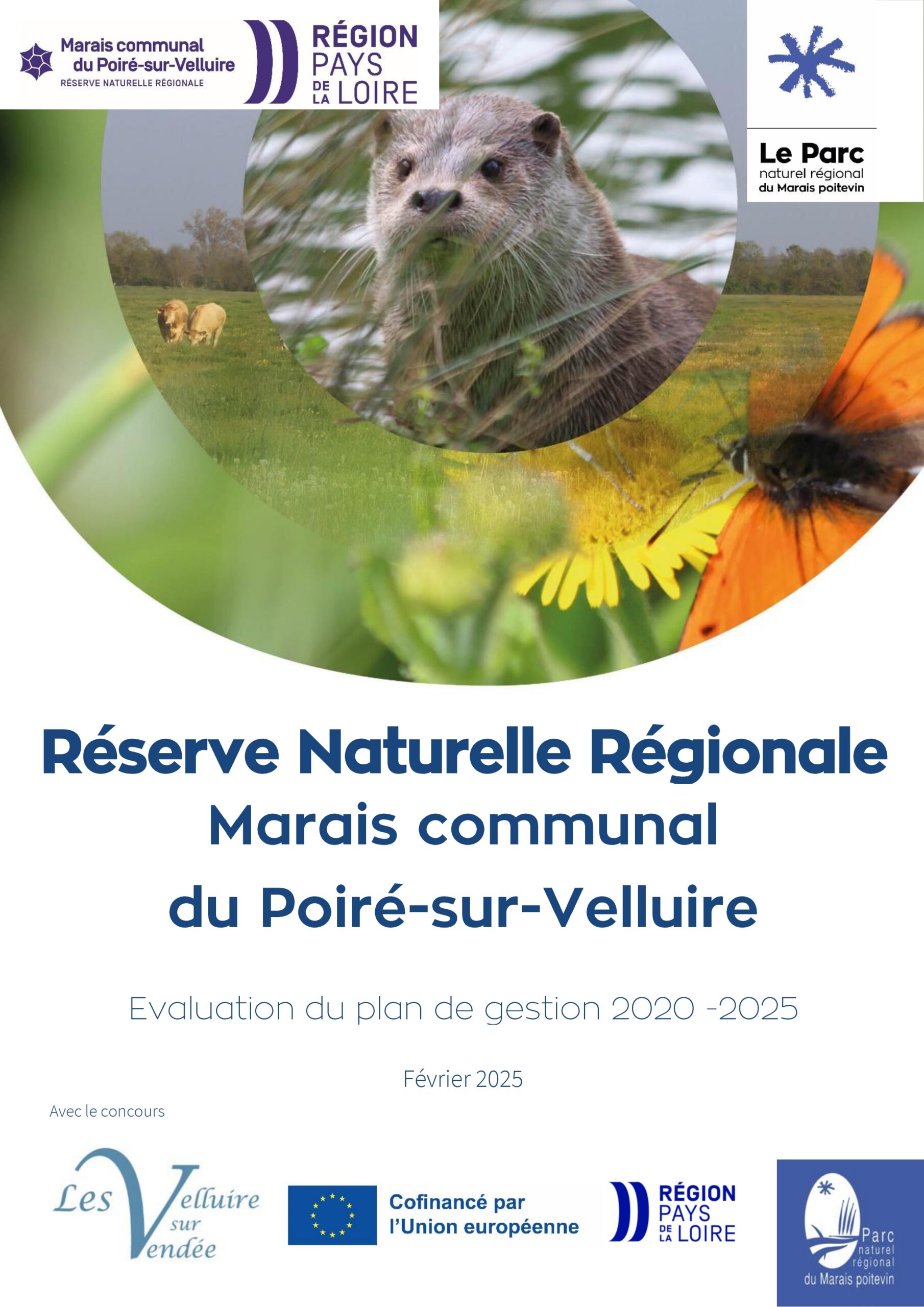 couverture_Evaluation du PdG de la RNR du Marais communal du Poiré-sur-Velluire 2020-2025 - 2025