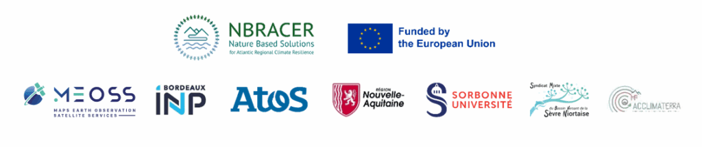 Ensemble des logos du projet NBRACER financeurs et partenaires