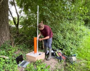 Relevé des hauteurs d'eau et paramètres physico-chimique dans un piézomètre sur le site du Vendié