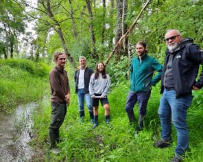 Sortie terrain avec l'université de Poitiers et Acclimaterra