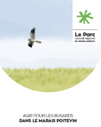Couverture de la brochure Agir pour les busards dans le Marais poitevin